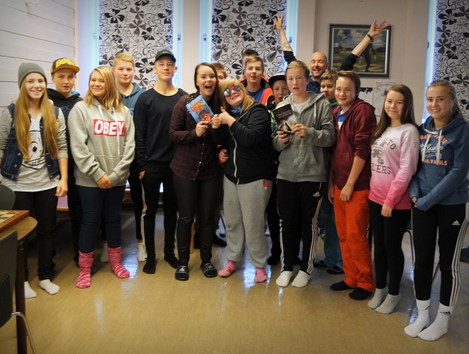 Sånn ser en av niendeklassingene ved Skjervøy ungdomsskole ut.